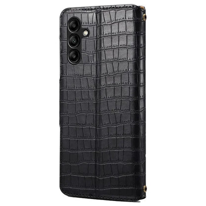 For Samsung Galaxy A05s 4G Wallet Phone Case Crocodile Texture Leather Folio Flip Cover