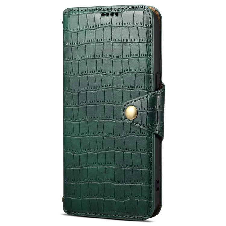 For Samsung Galaxy A05s 4G Wallet Phone Case Crocodile Texture Leather Folio Flip Cover