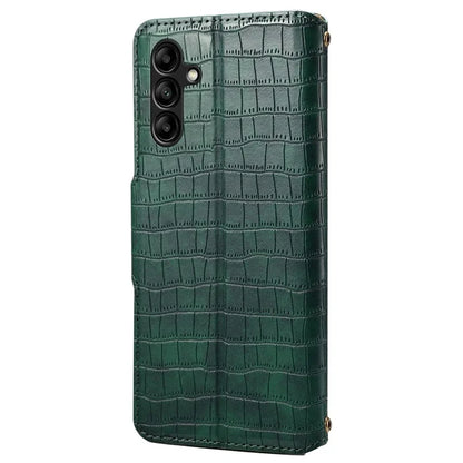 For Samsung Galaxy A05s 4G Wallet Phone Case Crocodile Texture Leather Folio Flip Cover