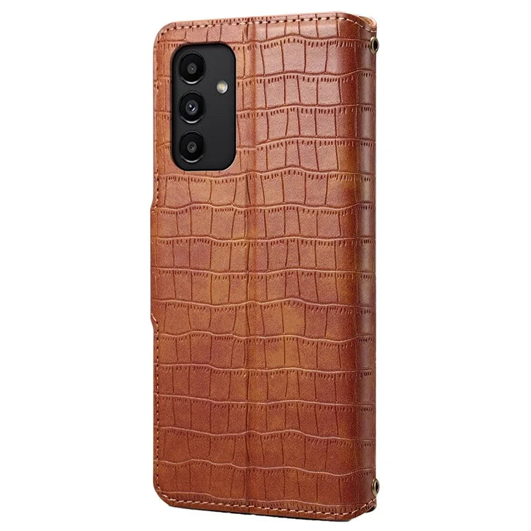 For Samsung Galaxy A13 5G Case Crocodile Texture Wallet Leather Phone Cover