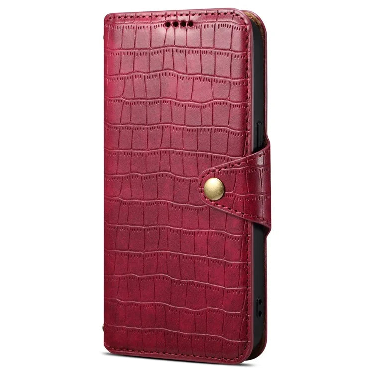 For Samsung Galaxy A14 5G / 4G Leather Case Crocodile Texture Flip Wallet Phone Cover