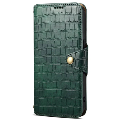 For Samsung Galaxy A14 5G / 4G Leather Case Crocodile Texture Flip Wallet Phone Cover