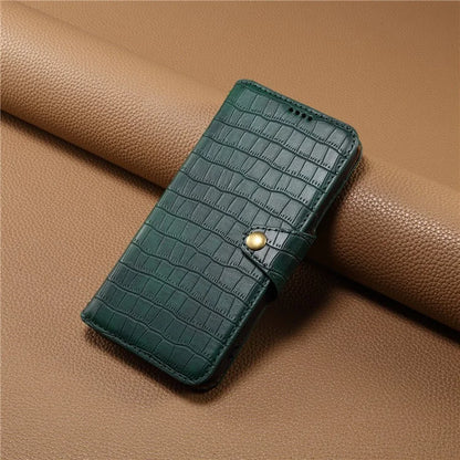 For Samsung Galaxy A14 5G / 4G Leather Case Crocodile Texture Flip Wallet Phone Cover