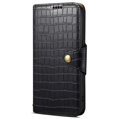 For Samsung Galaxy A05 4G Anti-Scratch Wallet Phone Cover PU Leather Phone Stand Case (Crocodile Texture)
