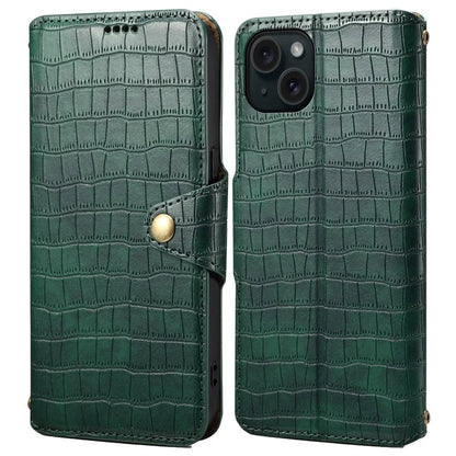For iPhone 15 Plus Magnetic Case PU Leather Stand Smart Phone Cover