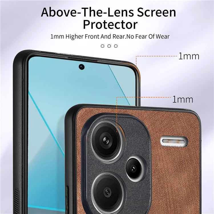 D2 For Xiaomi Redmi Note 13 Pro+ 5G Ring Phone Protective Cover Phone Card Holder Kickstand