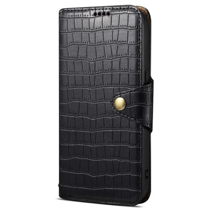 For iPhone 13 Pro Max Leather Cover Crocodile Texture Anti-Drop Wallet Phone Case