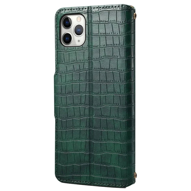 For iPhone 11 Pro Max Magnetic Phone Case PU Leather Magnetic Clasp Wallet Cover