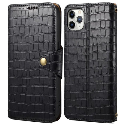 For iPhone 11 Pro Max Magnetic Phone Case PU Leather Magnetic Clasp Wallet Cover