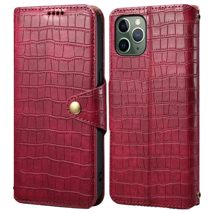 Leather Case for iPhone 12 / 12 Pro Crocodile Texture Wallet Shockproof Phone Cover