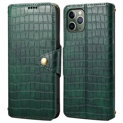 Leather Case for iPhone 12 / 12 Pro Crocodile Texture Wallet Shockproof Phone Cover