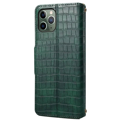 Leather Case for iPhone 12 / 12 Pro Crocodile Texture Wallet Shockproof Phone Cover
