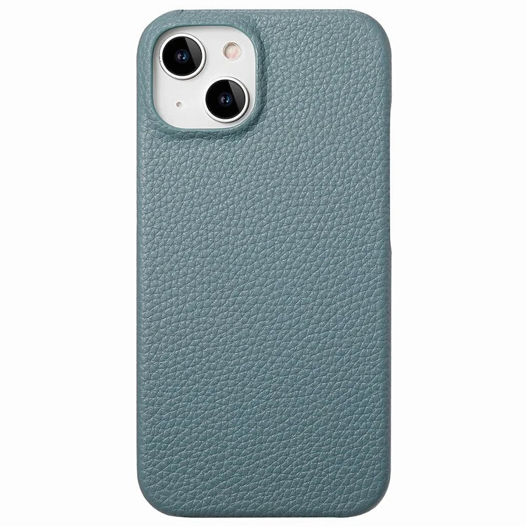 Y1 For iPhone 14 / 13 Case Litchi Texture PU Leather Coated PC Phone Cover