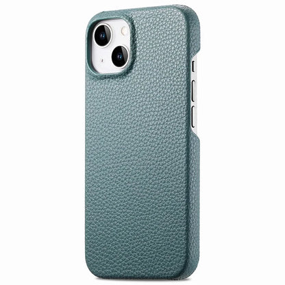Y1 For iPhone 14 / 13 Case Litchi Texture PU Leather Coated PC Phone Cover