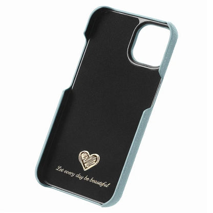 Y1 For iPhone 14 / 13 Case Litchi Texture PU Leather Coated PC Phone Cover