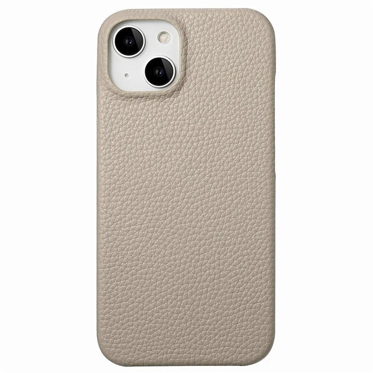 Y1 For iPhone 14 / 13 Case Litchi Texture PU Leather Coated PC Phone Cover