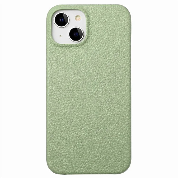 Y1 For iPhone 14 / 13 Case Litchi Texture PU Leather Coated PC Phone Cover