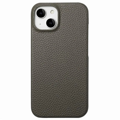 Y1 For iPhone 14 / 13 Case Litchi Texture PU Leather Coated PC Phone Cover