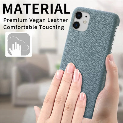 Y1 For iPhone 11 Case Drop-proof Litchi Texture Leather Coated PC Phone Cover
