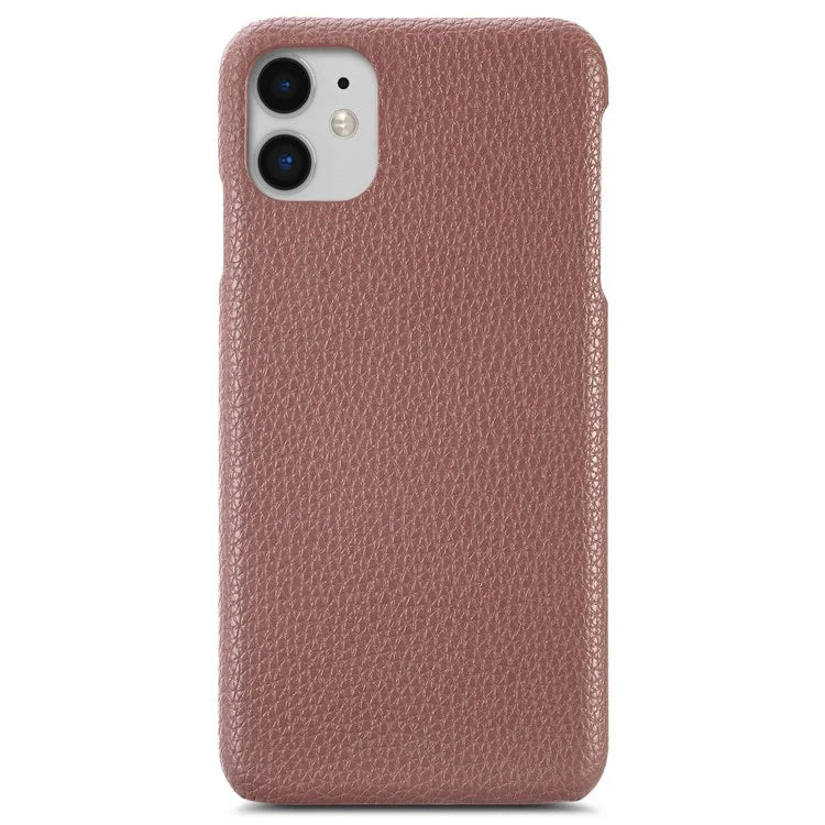 Y1 For iPhone 11 Case Drop-proof Litchi Texture Leather Coated PC Phone Cover