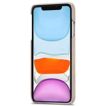 Y1 For iPhone 11 Case Drop-proof Litchi Texture Leather Coated PC Phone Cover