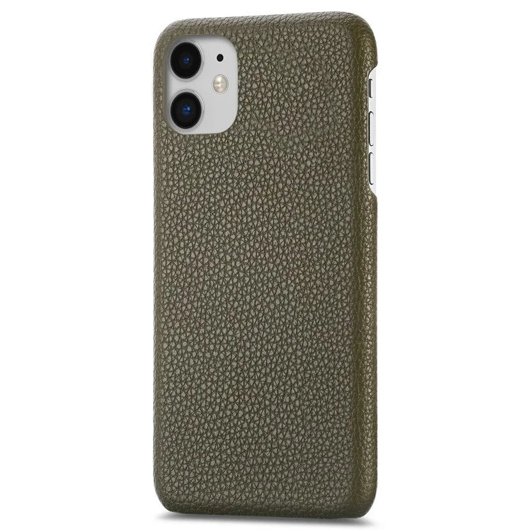 Y1 For iPhone 11 Case Drop-proof Litchi Texture Leather Coated PC Phone Cover