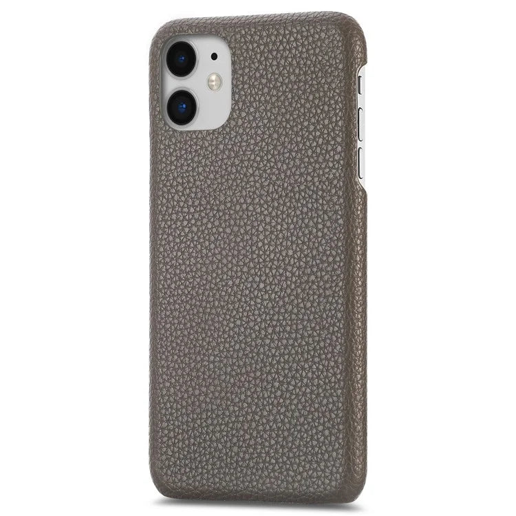 Y1 For iPhone 11 Case Drop-proof Litchi Texture Leather Coated PC Phone Cover