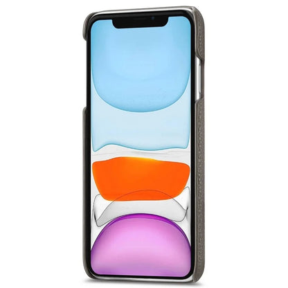 Y1 For iPhone 11 Case Drop-proof Litchi Texture Leather Coated PC Phone Cover