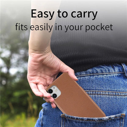 Y1 For iPhone 11 Case Drop-proof Litchi Texture Leather Coated PC Phone Cover