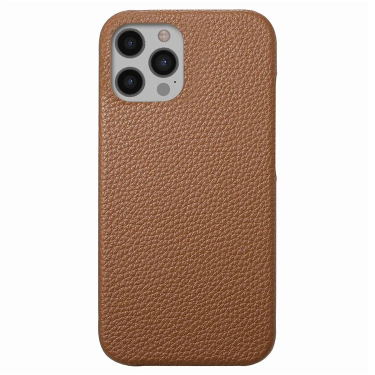 Y1 For iPhone 12 Pro Max Case Litchi Texture Leather+PC Protective Phone Cover