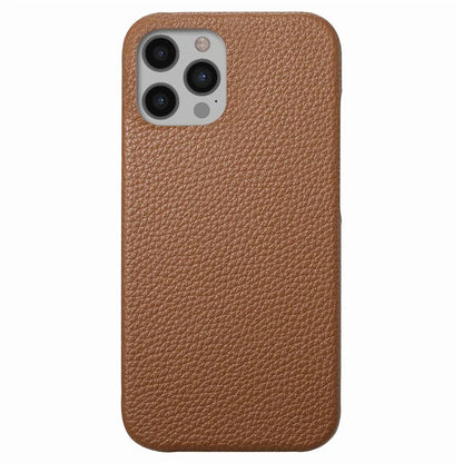 Y1 For iPhone 12 Pro Max Case Litchi Texture Leather+PC Protective Phone Cover