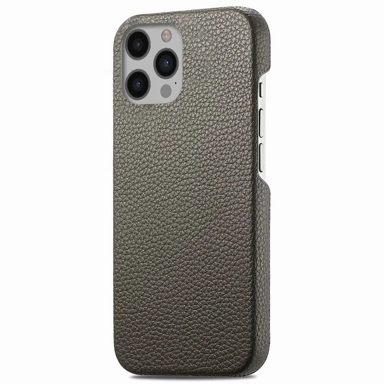 Y1 For iPhone 12 Pro Max Case Litchi Texture Leather+PC Protective Phone Cover
