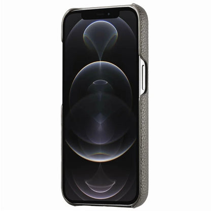 Y1 For iPhone 12 Pro Max Case Litchi Texture Leather+PC Protective Phone Cover
