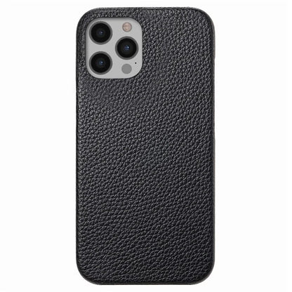 Y1 For iPhone 12 Pro Max Case Litchi Texture Leather+PC Protective Phone Cover
