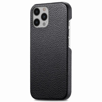 Y1 For iPhone 12 Pro Max Case Litchi Texture Leather+PC Protective Phone Cover
