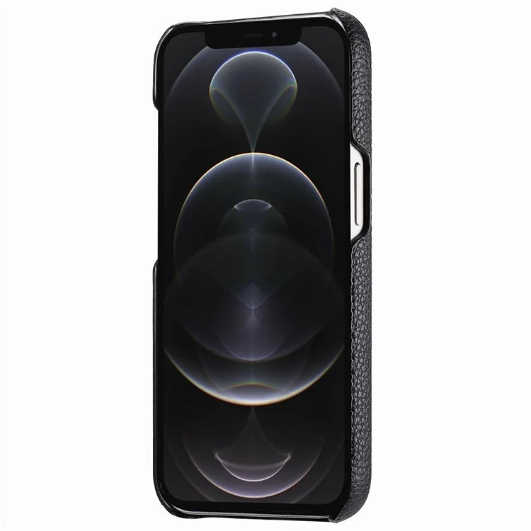 Y1 For iPhone 12 Pro Max Case Litchi Texture Leather+PC Protective Phone Cover