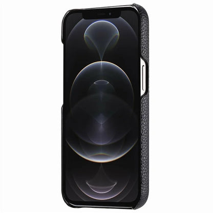 Y1 For iPhone 12 Pro Max Case Litchi Texture Leather+PC Protective Phone Cover