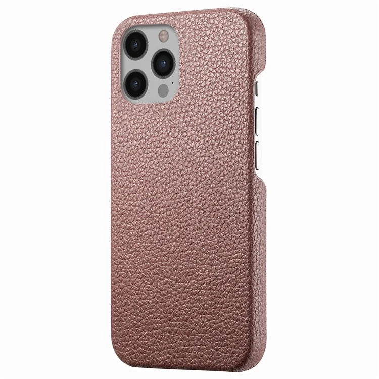 Y1 For iPhone 12 Pro Max Case Litchi Texture Leather+PC Protective Phone Cover