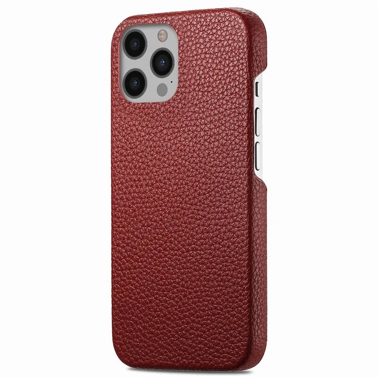 Y1 For iPhone 12 Pro Max Case Litchi Texture Leather+PC Protective Phone Cover