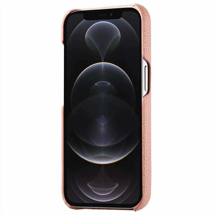 Y1 For iPhone 12 Pro Max Case Litchi Texture Leather+PC Protective Phone Cover