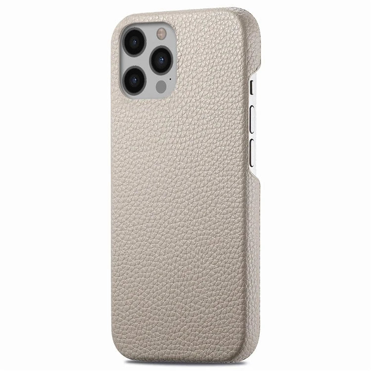 Y1 For iPhone 12 Pro Max Case Litchi Texture Leather+PC Protective Phone Cover