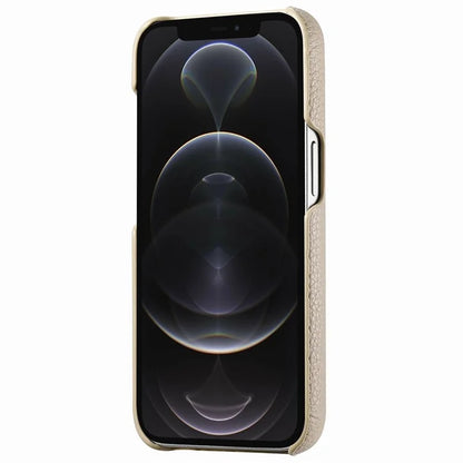 Y1 For iPhone 12 Pro Max Case Litchi Texture Leather+PC Protective Phone Cover