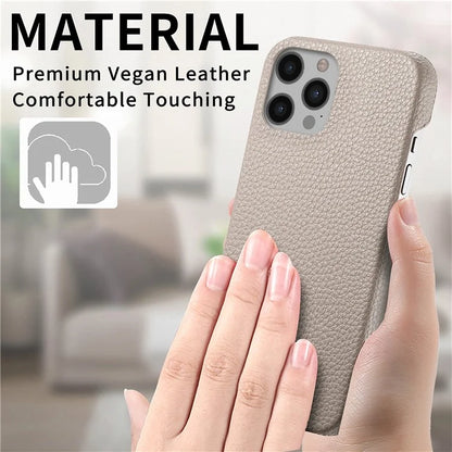 Y1 For iPhone 12 Pro Max Case Litchi Texture Leather+PC Protective Phone Cover