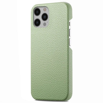 Y1 For iPhone 12 Pro Max Case Litchi Texture Leather+PC Protective Phone Cover