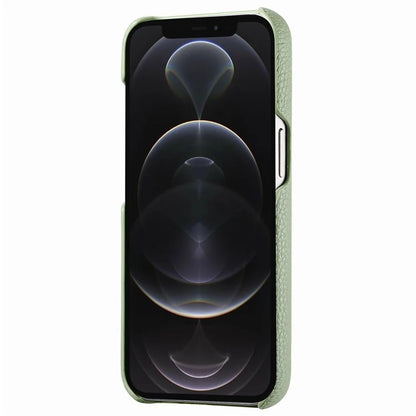 Y1 For iPhone 12 Pro Max Case Litchi Texture Leather+PC Protective Phone Cover