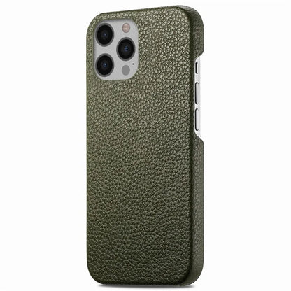 Y1 For iPhone 12 Pro Max Case Litchi Texture Leather+PC Protective Phone Cover