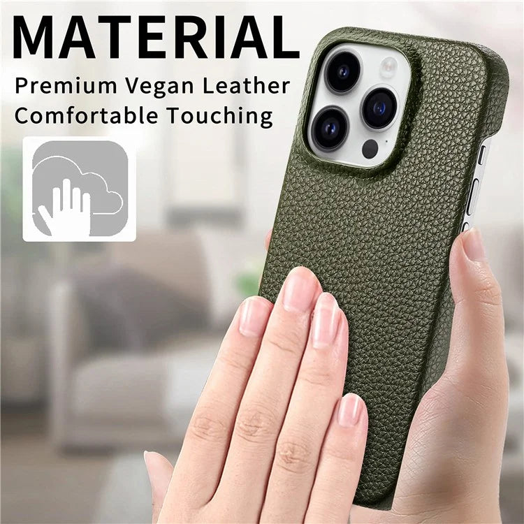 Y1 For iPhone 13 Pro Case Litchi Texture Anti-scratch PU Leather+PC Phone Cover