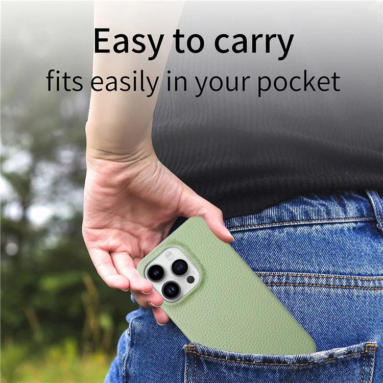 Y1 For iPhone 13 Pro Case Litchi Texture Anti-scratch PU Leather+PC Phone Cover