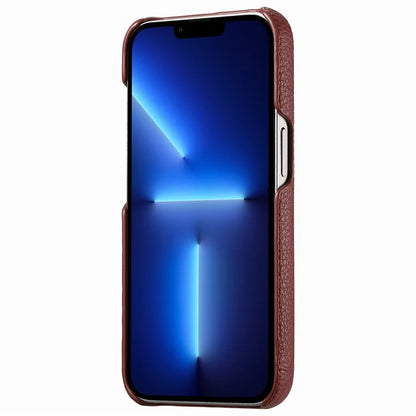 Y1 For iPhone 13 Pro Case Litchi Texture Anti-scratch PU Leather+PC Phone Cover