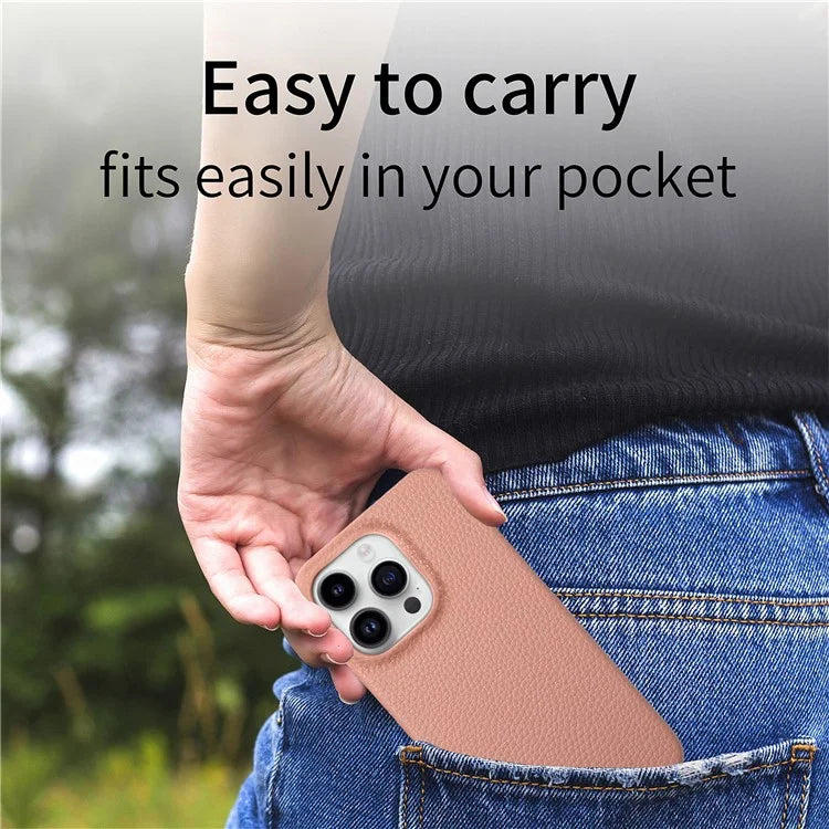 Y1 For iPhone 13 Pro Case Litchi Texture Anti-scratch PU Leather+PC Phone Cover